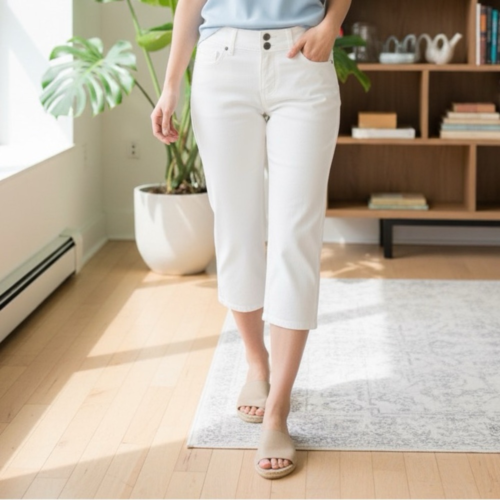 Merona Women's Crisp White Ankle Jeans
